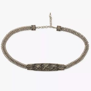 Zara Engraved Piece Link Belt